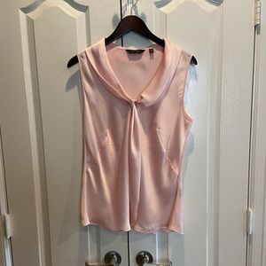 Pink Dressy Top by Investments Size 18